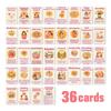 Emotional Health Therapy Cards 36-Pack Mindfulness Affirmation Cards Ins Style Wall Decor