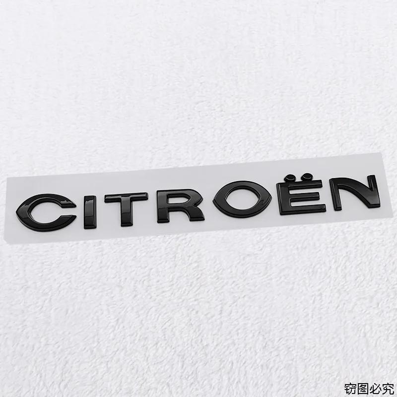 

ABS Car Logo Stickers for Citroen C4L Saxo Xsara C3 C4 C2 C5 C1 Berlingo Jumper Grand Picasso DS3 Elysee Rear Trunk Badge Emblem