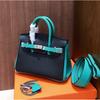 Hochwertige kontrastierende Farben 2026 neue Mode Leder Damen Handtaschen Handtaschen mit großem Fassungsvermögen Schulter Umhängetaschen