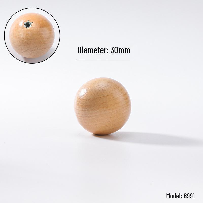 Solid Wood Cartoon Drawer Pull Knob for Children's Room