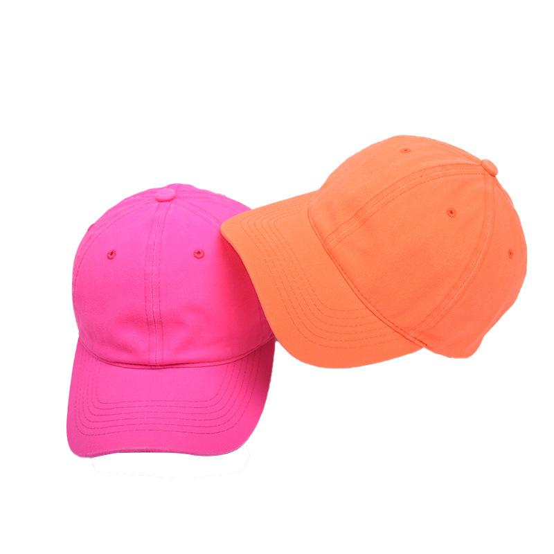 Unisex Fluorescent Neon Baseball Cap 