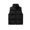 2025 New Stand-up Collar Vest Cotton Clothes for Men and Women In Winter Simple Sports Leisure Warm Couple Vest