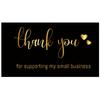 Bookmark Christmas Postcard Black White Thank You Bride X096