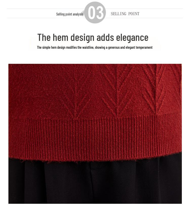 2025 New Stylish Winter Knit Sweater for Middle-aged & Elderly Women