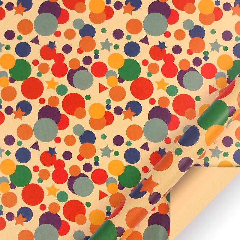 50x70cm Colorful Balloon Birthday Gift Wrapping Paper Valentine's Day Gift Packaging Papers Flower Bouquet Paper DIY Craft Decor