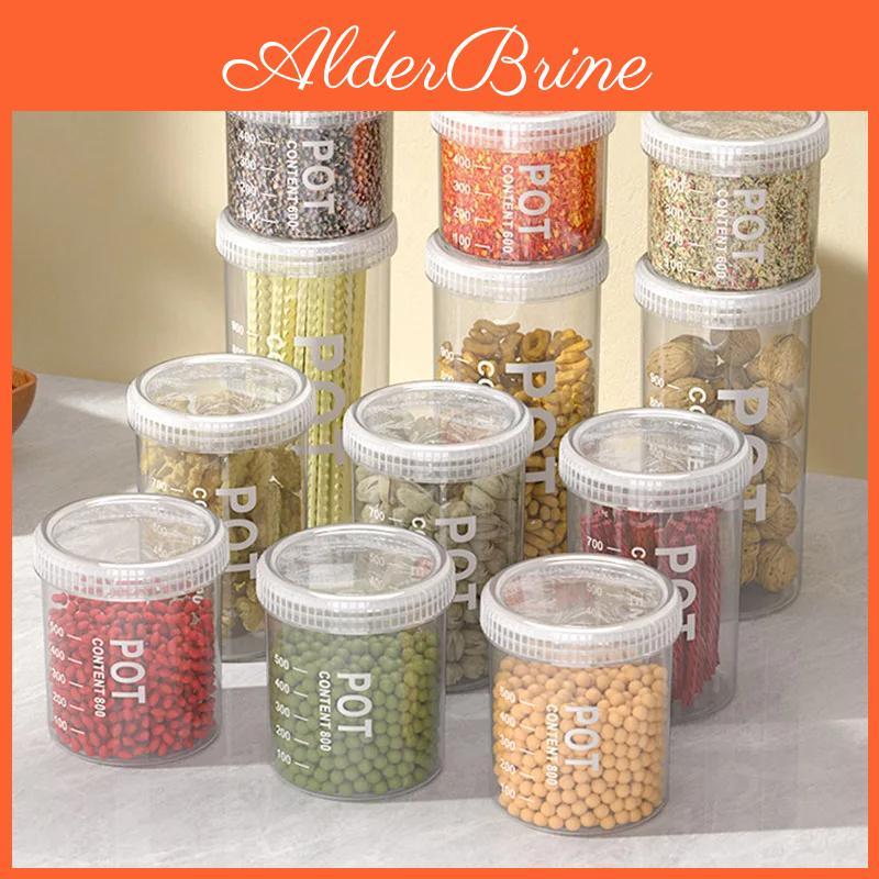 Beans Storage Grain Coffee Box Pasta Storage Tank Moistureproof Cereal Dispenser Transparent Snacks Jar Kitchen Food Seal Box