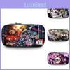 Demon Slayer Large Capacity Oxford Pencil Case For Students Stylish Casual Design