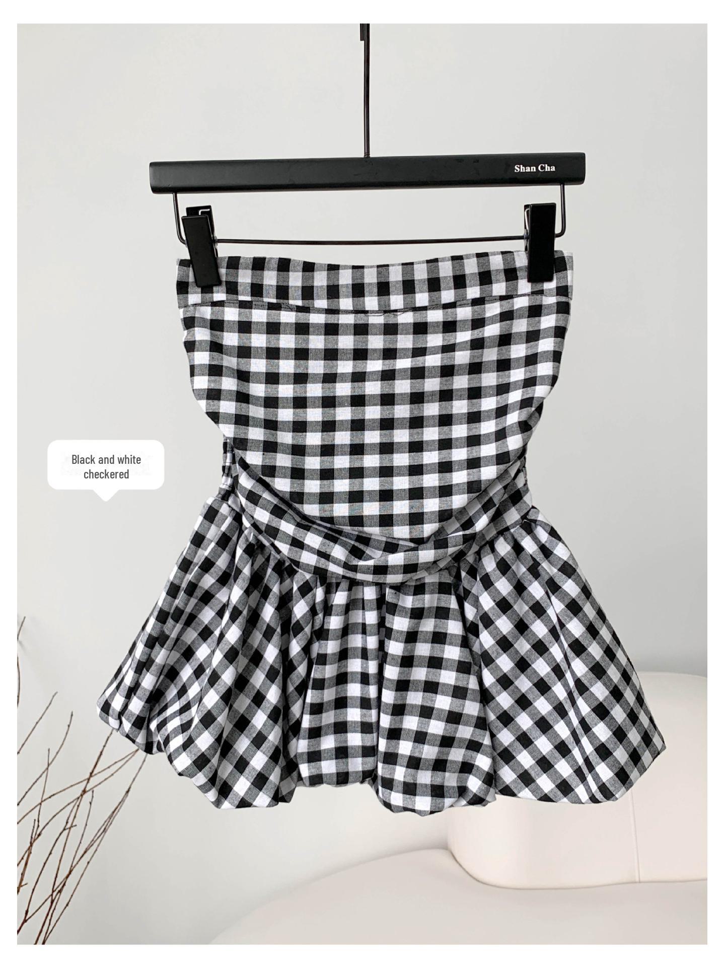 

Женский топ-труба без рукавов с цветочным принтом — новый корейский стиль для ранней весны One Size