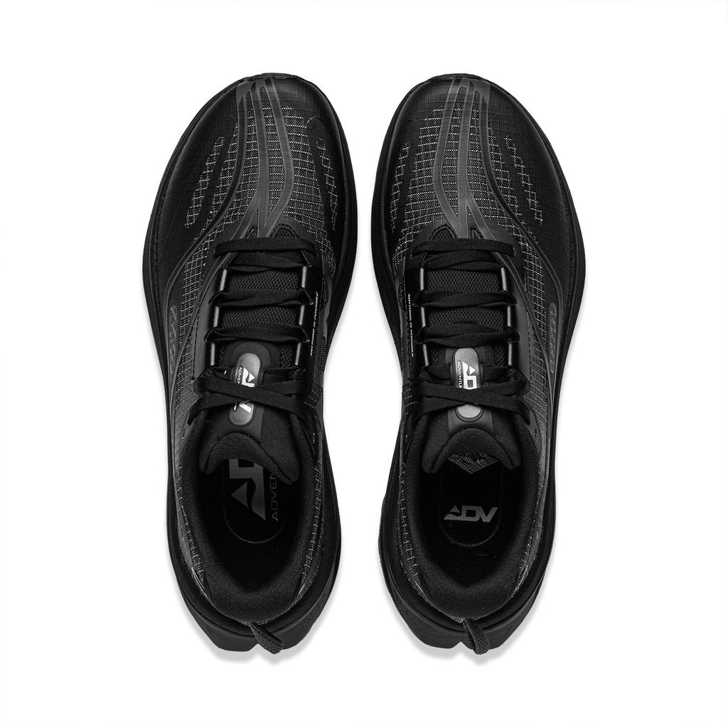 New LiNing De Lu Cushioning, Slip Resistant, Abrasion Resistant, Rebound Low Top Trail Running Shoes Men's Black ARNV009-6