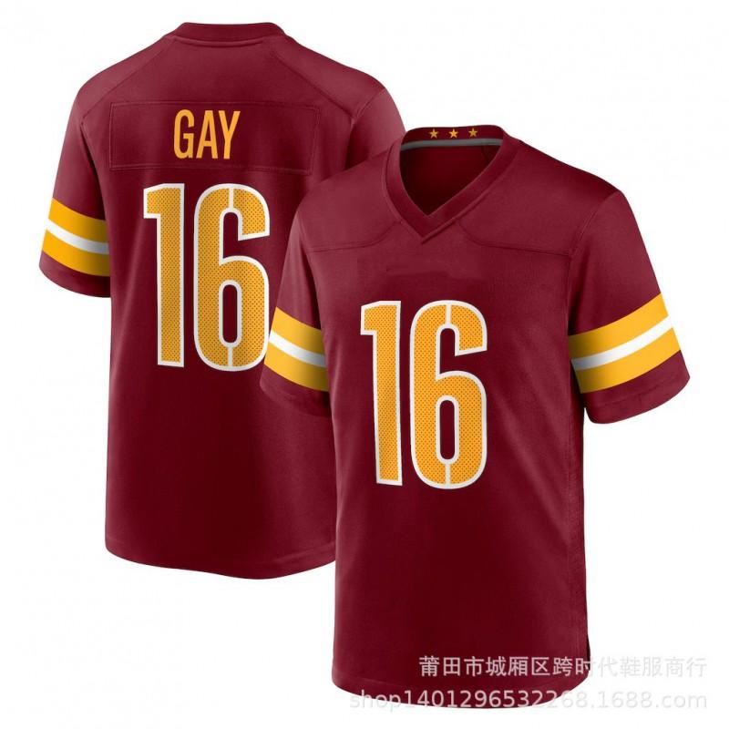 Washington Commanders NFL Football Jersey Terry McLaurin 17 Authentic Style Fan Apparel Men