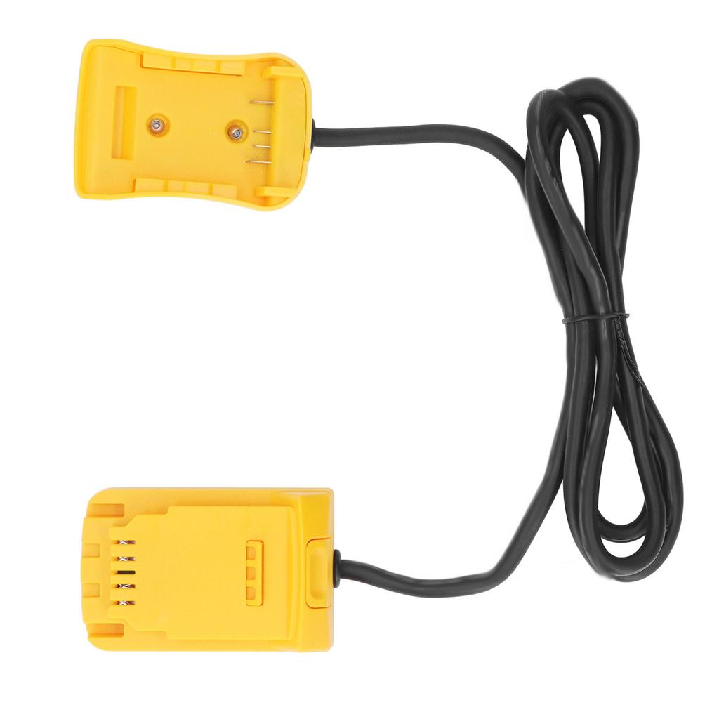 Lithium Battery Adapter Extension Cord Weight Reducer for 60V Interface Electric Tools with Belt Clip