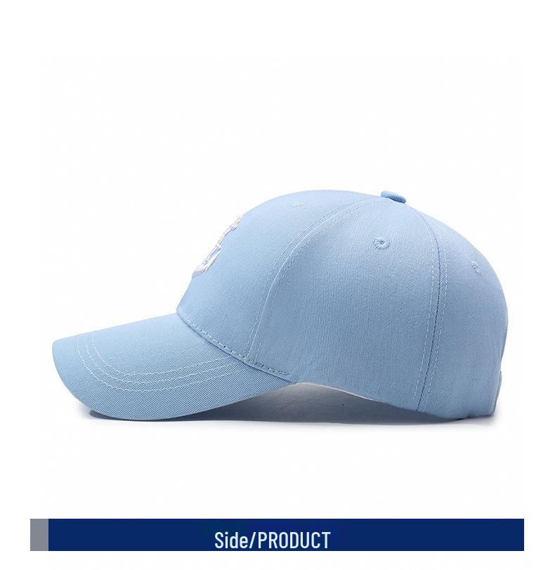 Unisex Spring/Summer Sun Hat with 3D Anchor Embroidery - Trendy, Versatile Sports Cap for Couples and Students.