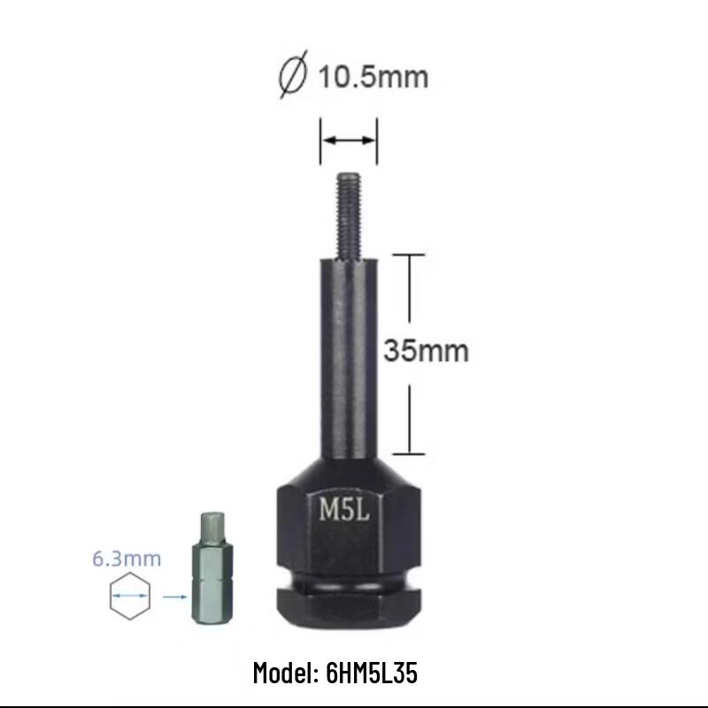 

Electric Rivet Nut Gun M5 Extended Rivet Head Assembly