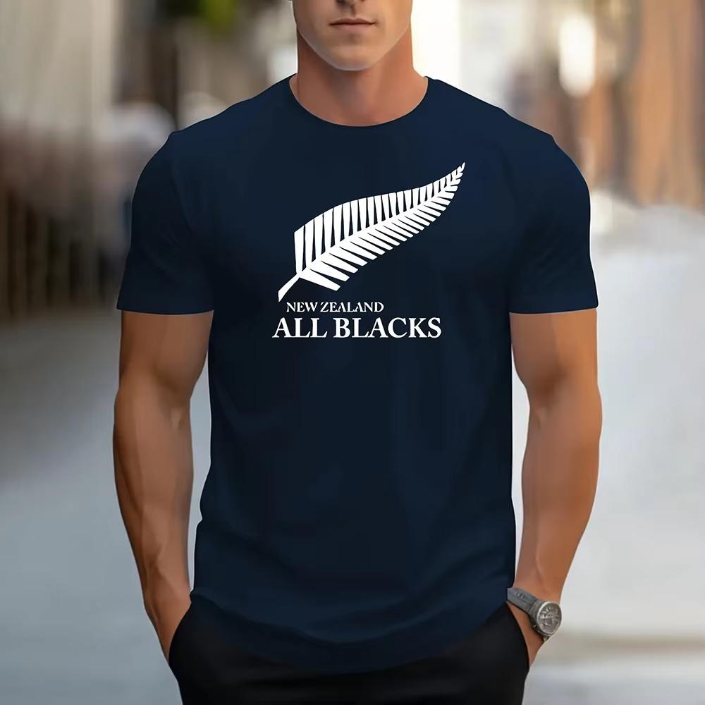 

2025 New Men s Loose Round Neck Workout Tops Casual Loose T-Shirt Casual Outdoor Sports Plus Size Fitness T-Shirt Clothing S темно-синий