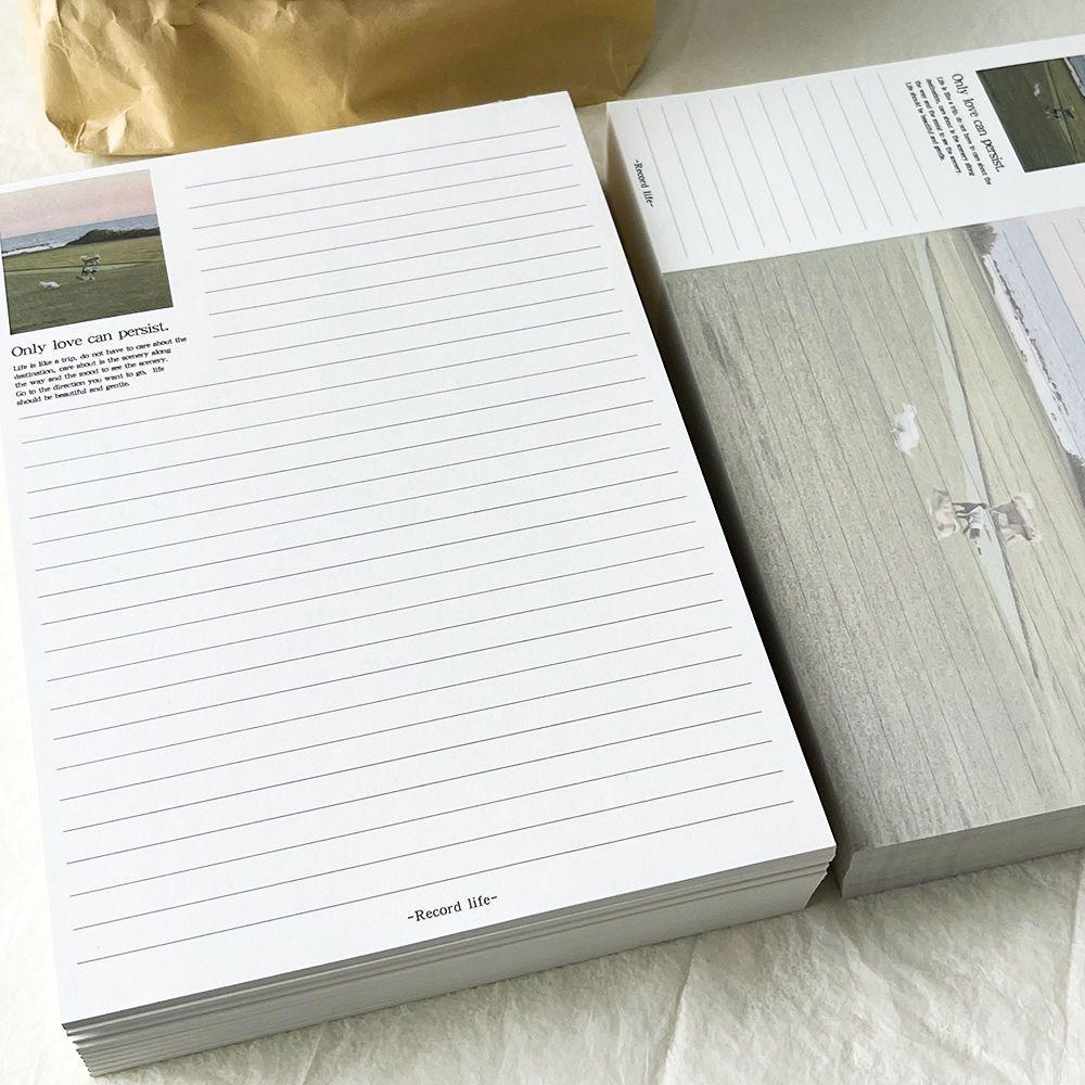 B5 British Scenery Sketchbook, Tearable Student Notepad In Xiaohongshu Style