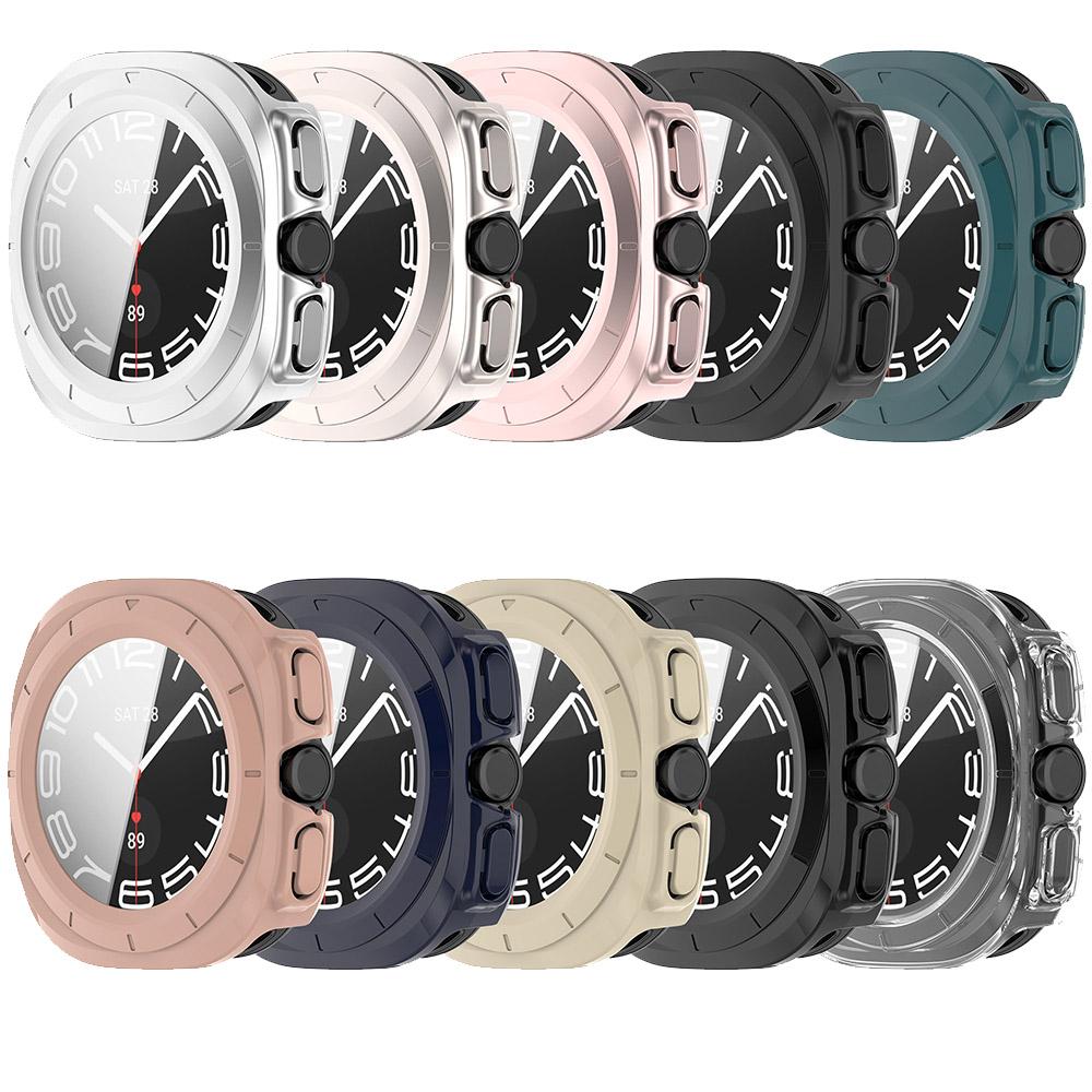 PC Full Protective Case For Samsung Galaxy Watch Ultra 47mm Screen Protector Cover Hard Shell Tempered Glass Cases Film Clear