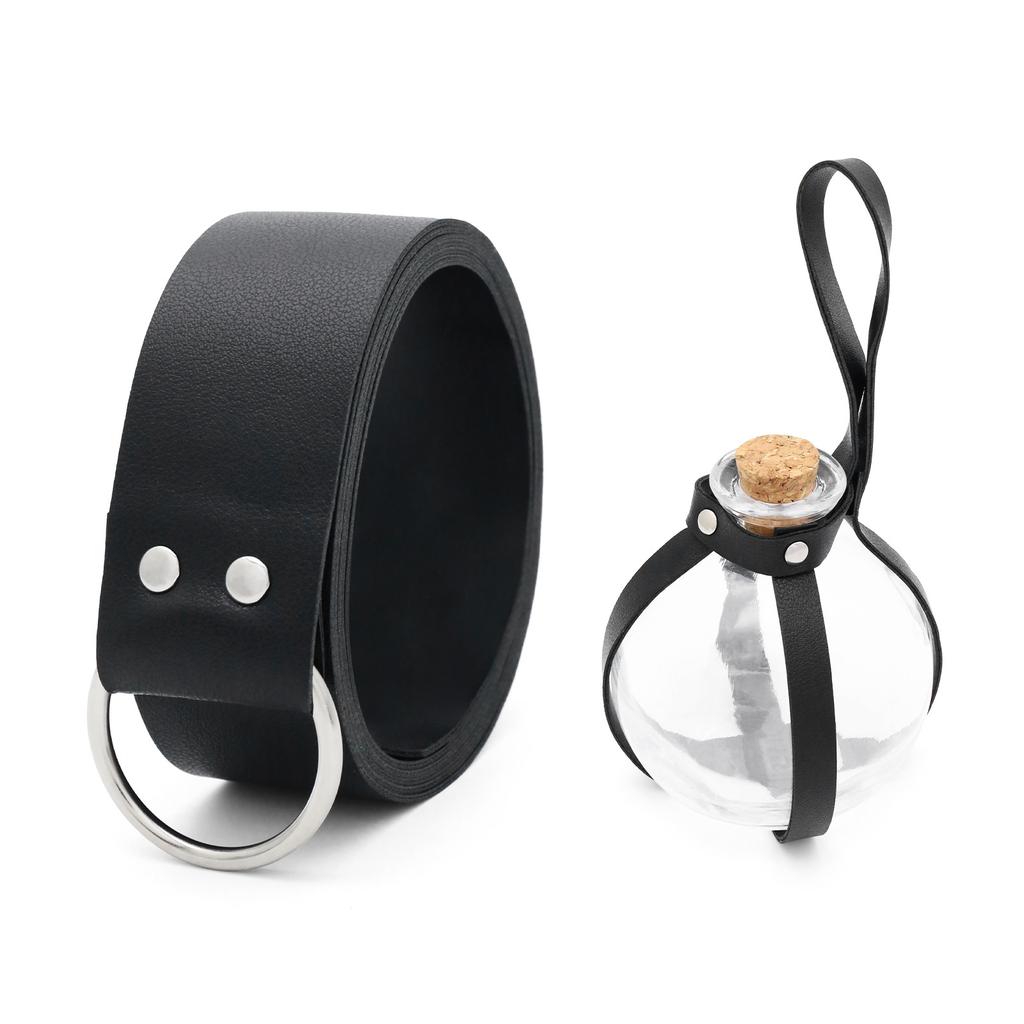 Medieval Halloween Viking Knight Belt Medicine Bottle Carnival Gem Bag Cosplay Costume Road