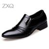 Luxusmarke PU-Leder Mode Herren Business Kleid Loafers Spitzen schwarzen Schuhe Oxford Atmungsaktiv formale Hochzeitsschuhe