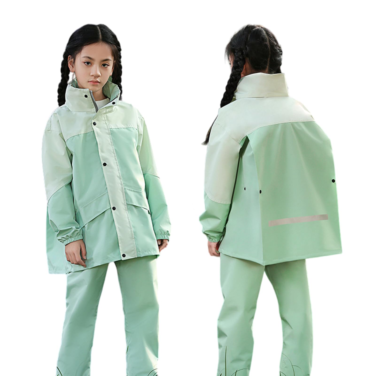 

Дождевик для верха и низа Дождь для Эластичный Совместимый с Прозрачный Высокий для для Дождя для Поле Дождливый с Мобильный Дождевая экипировка [Moerstar] Дети, Набор,