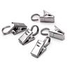 Stainless Steel Bathroom Curtain Clips with Hooks, Durable and Strong Load-Bearing Metal Clasps