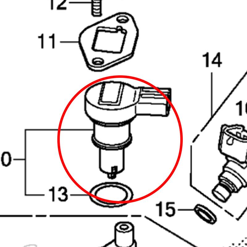

Idle Air Control Valve IAC for Honda CRF250F 2019-2024 16430-KVK-901, 16430 KVK 901, 16430KVK901