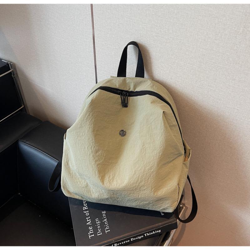 

Тканевый рюкзак женский большой вместимости для отдыха, студенческий школьный рюкзак, универсальная сумка для альпинизма на открытом воздухе, легкий дорожный рюкзак зелёный