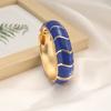 DIEZI 17 Colors Bohemian Irregular Enamel Cuff Bangles Hip Hop Geometric Gold Color Metal Wide Bracelet For Women Men Jewelry
