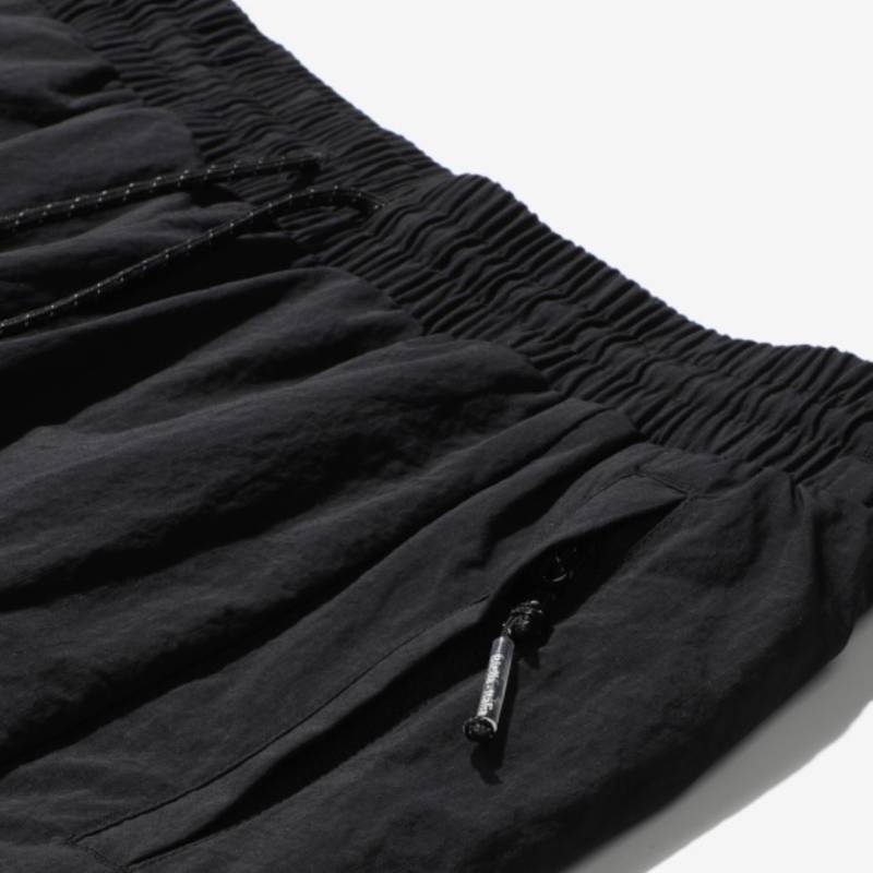 FILA Casual Pants Unisex Black Moderate Cuffed Pants FS2WPE1181X-BLK