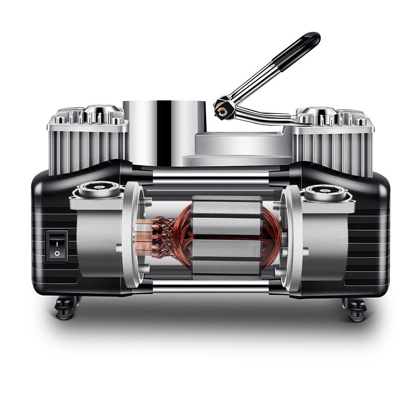 High-Power Dual Cylinder Portable Off-Road Car Tire Inflator