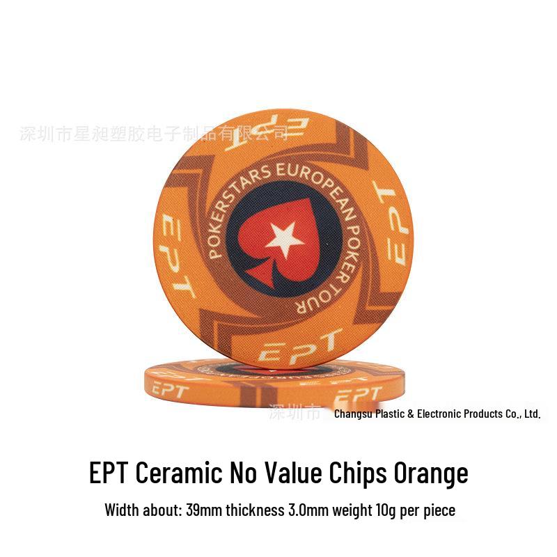 Texas Hold'em Keramiske Mahjong-chips for Kort- og Sjakkrom