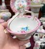 Ceramics Flower Jewelry Storage Box Vase Teapot Flower Basket Jewelry Case Storage Jewelry Organizer Display Home Decor Ornament
