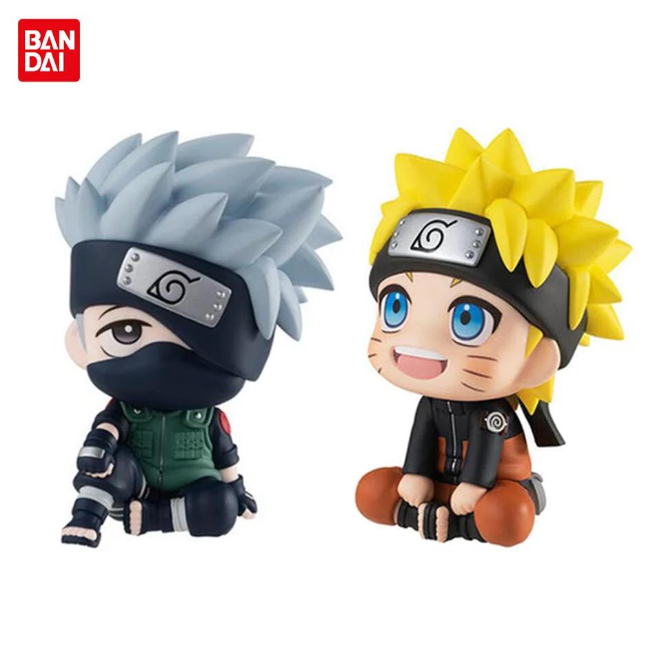 The 9.5cm Figure Uzumaki Naruto Kakashi Uchiha Sasuke Itachi Kawaii Toy Q Figural Car Decoration PVC Model Gift