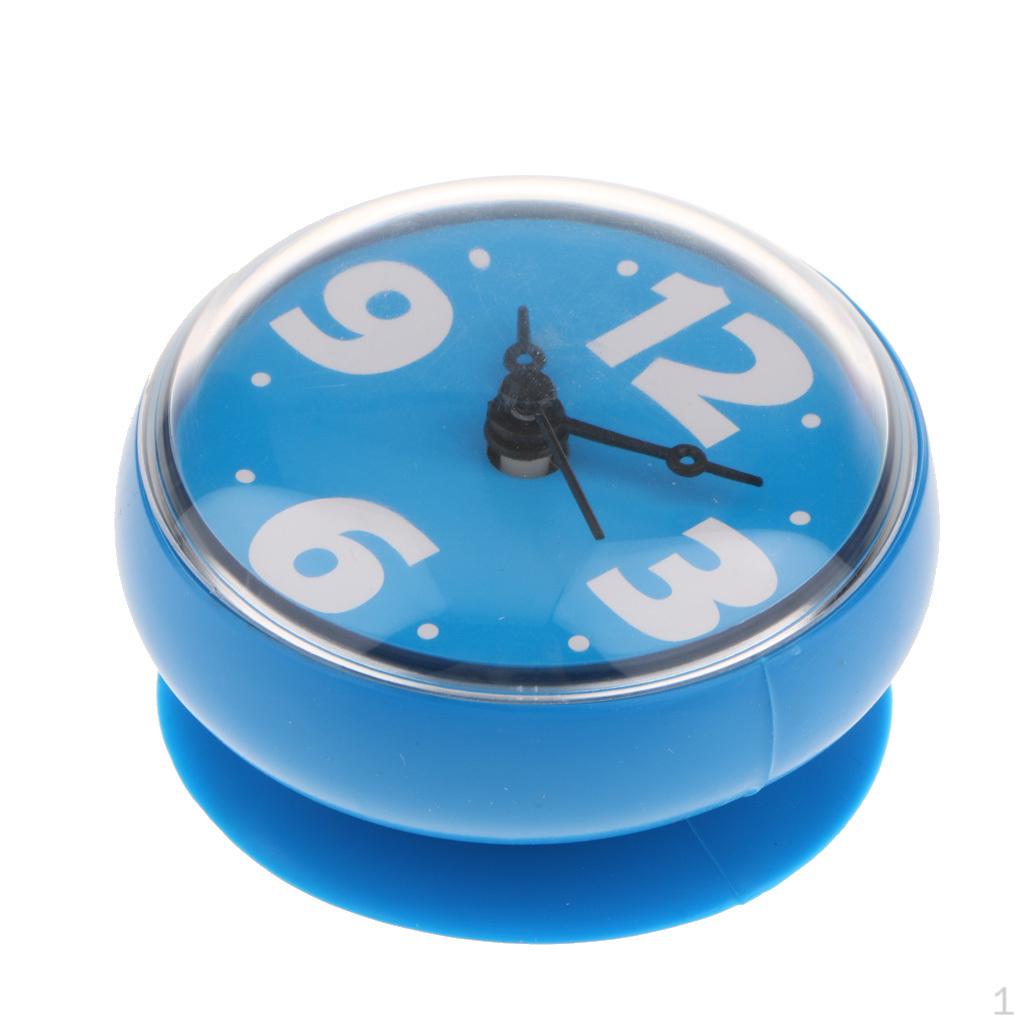 Bathroom Shower Digital With Suction Cup Wall Clock Sticker