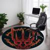 1pc The Lord of the Rings Office Round Area Rug, Under Office Chairs Bedroom Living Room Home Decor A1022181