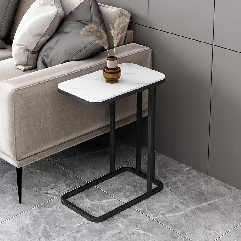 Compact Luxury Square Coffee Table: Elegant Side Table for Living Room or Bedroom