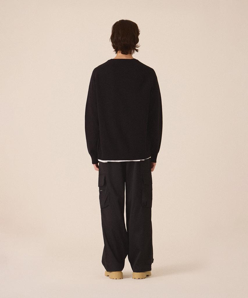 Cutz Round Neck Button Cardigan - 2 Colors