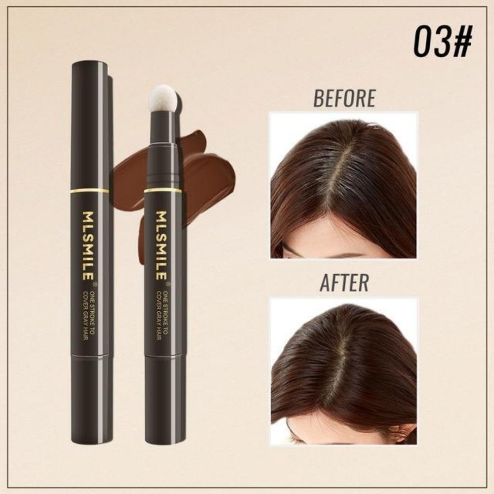 

Мягкая кисть для окрашивания волос, карандаш для волос, растительный экстракт, натуральное покрытие, белый, седой, вращающийся, жидкий, временный, для окрашивания волос, инструмент для макияжа кофейный