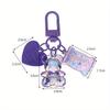 Cartoon Heart Bear Animal Candy Keychain Key Ring For Friend Lovers Cute Creative Bag Car Earphone Box Key Accessories