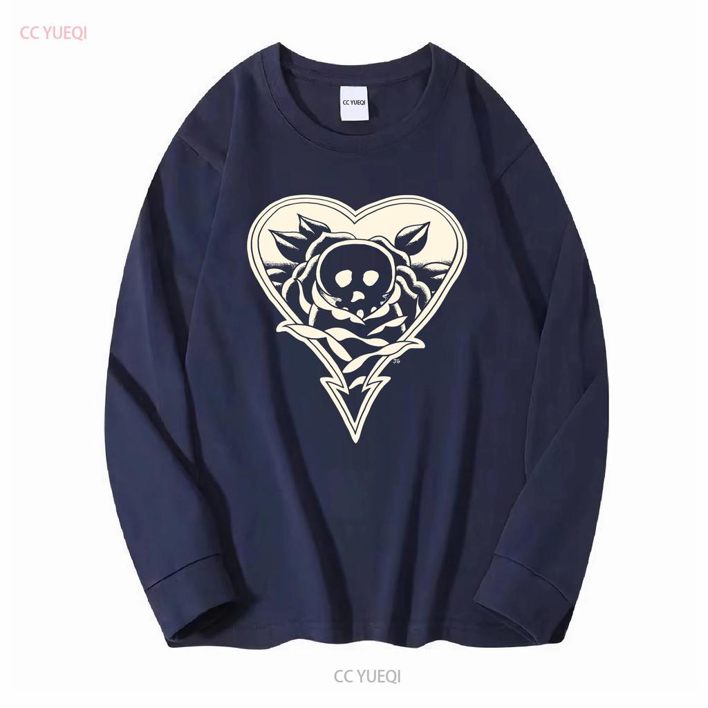 Alkaline Trio Tattoo Flash T Shirt long or short sleeves vintage Washed Soft graphic Breathable Casual Comfortable homme