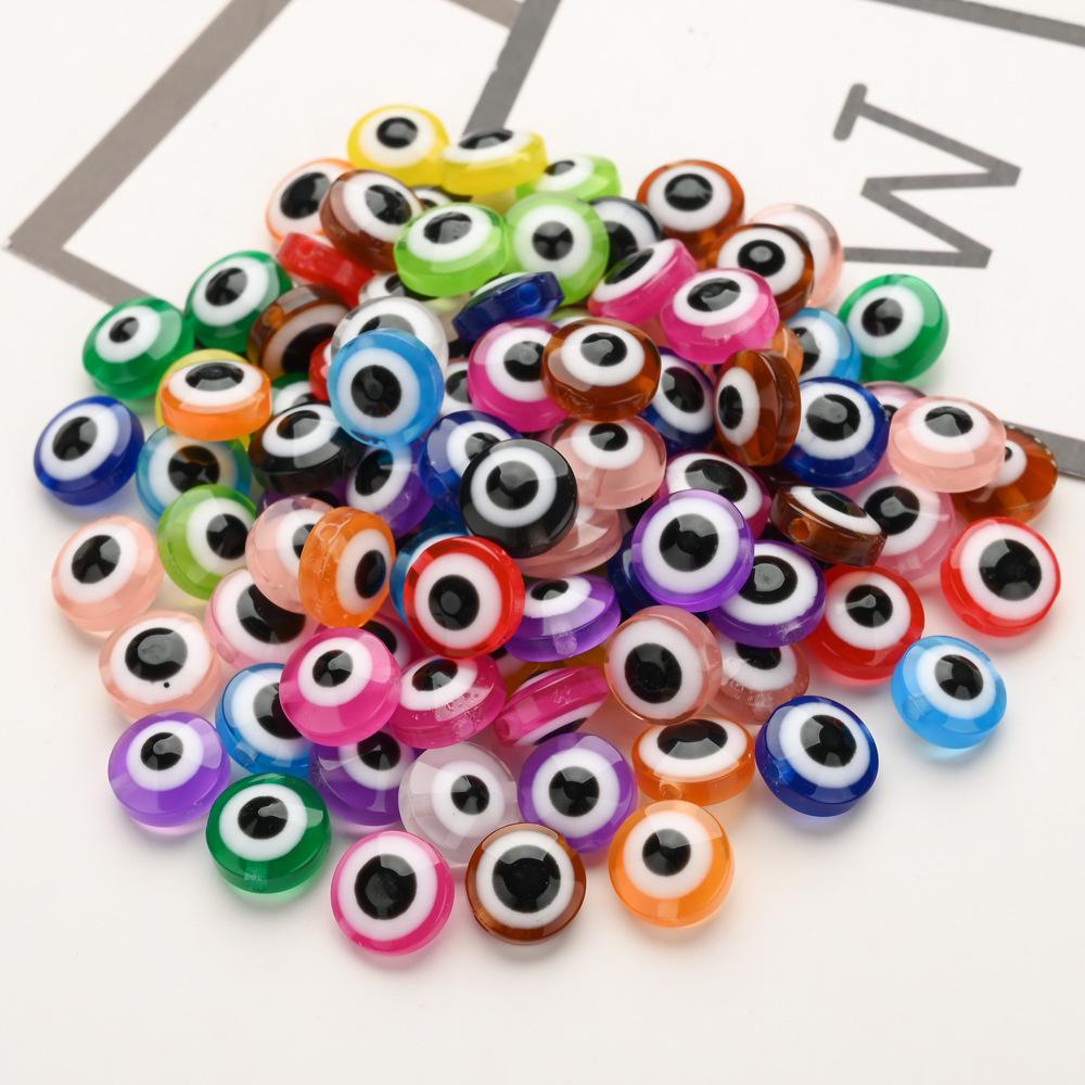 Resin Fish Eye Round Beads for DIY Devil Eye Bracelets, Necklaces, and Accessories