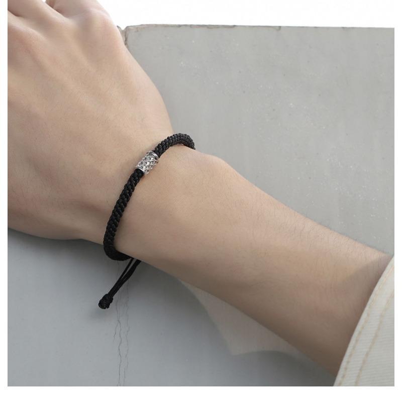 Vintage Minimalist Ins Style Woven Braided Bracelet For Men