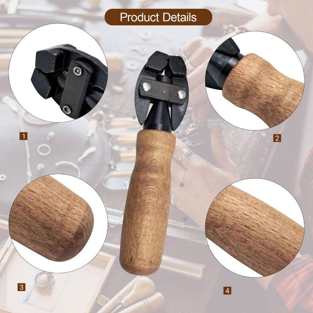 Hollow Handle Hand Vise Non Slip Metal Forming Tool Forming Tool Clamping Tool  Watch Making