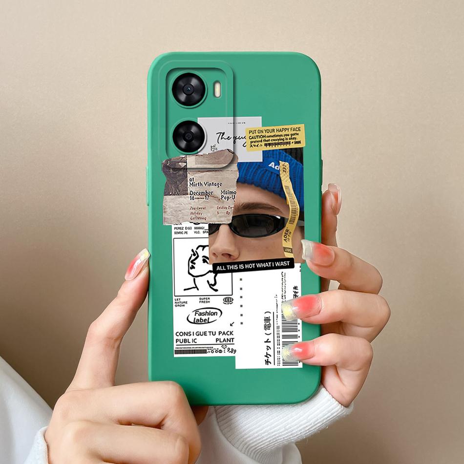Case For OnePlus Nord N20 SE N300 Cartoon Candy Back Cover For 1+ Nord N20SE N 300 Phone Cases Soft Liquid Silicone Bumper Capa