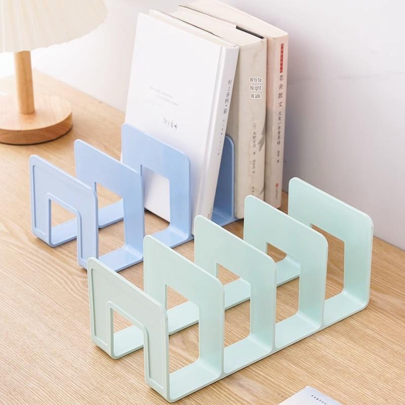 Plastic Desktop Book Stand Storage Rack