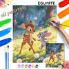Bambi and Thumper Digital Oil Painting Art Painting Handmade Diy Home Decorations