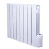 Fluid Inertia Electric Radiator - 1200W - WARM TECH - 230V - Up To 50m3 - White