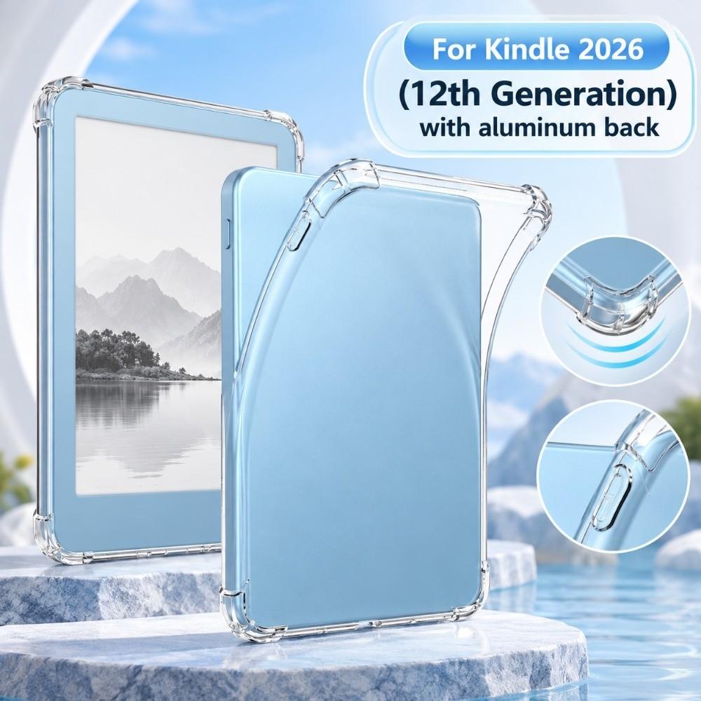 Reinforced Corner Clear Protective Case Drop Resistance Protective Shell for Kindle 2026/12th Gen