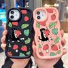 Malowany wzór Duża fala Krawędź Miękki silikonowy materiał Macaron Etui na telefon Odporne na wstrząsy Ochronna gumowa obudowa do Samsung Xiaomi Poco Redmi
