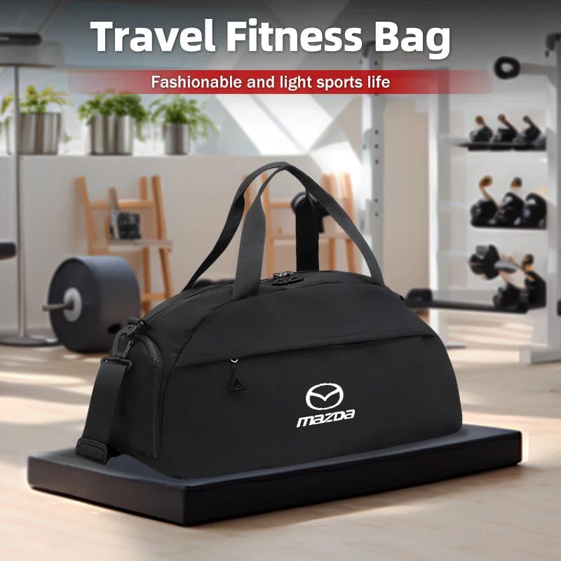 2025 Hot Men Women Nylon Luggage Storage Bag Travel Gym Sport Pouches For Mazda CX5 6 3 CX7 323 Axela Atenza Demio CX30 CX3 CX9