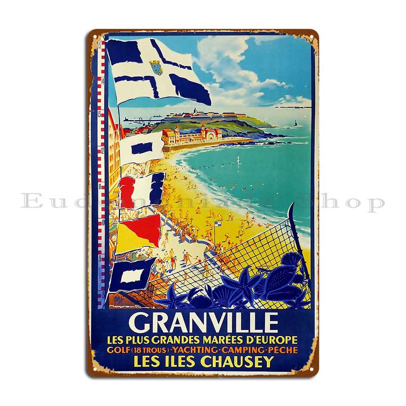 Retro Classic Granville Poster Metal Sign Sign Pub Wall Decor Print Wall Decor Tin Sign Poster 20X30CM